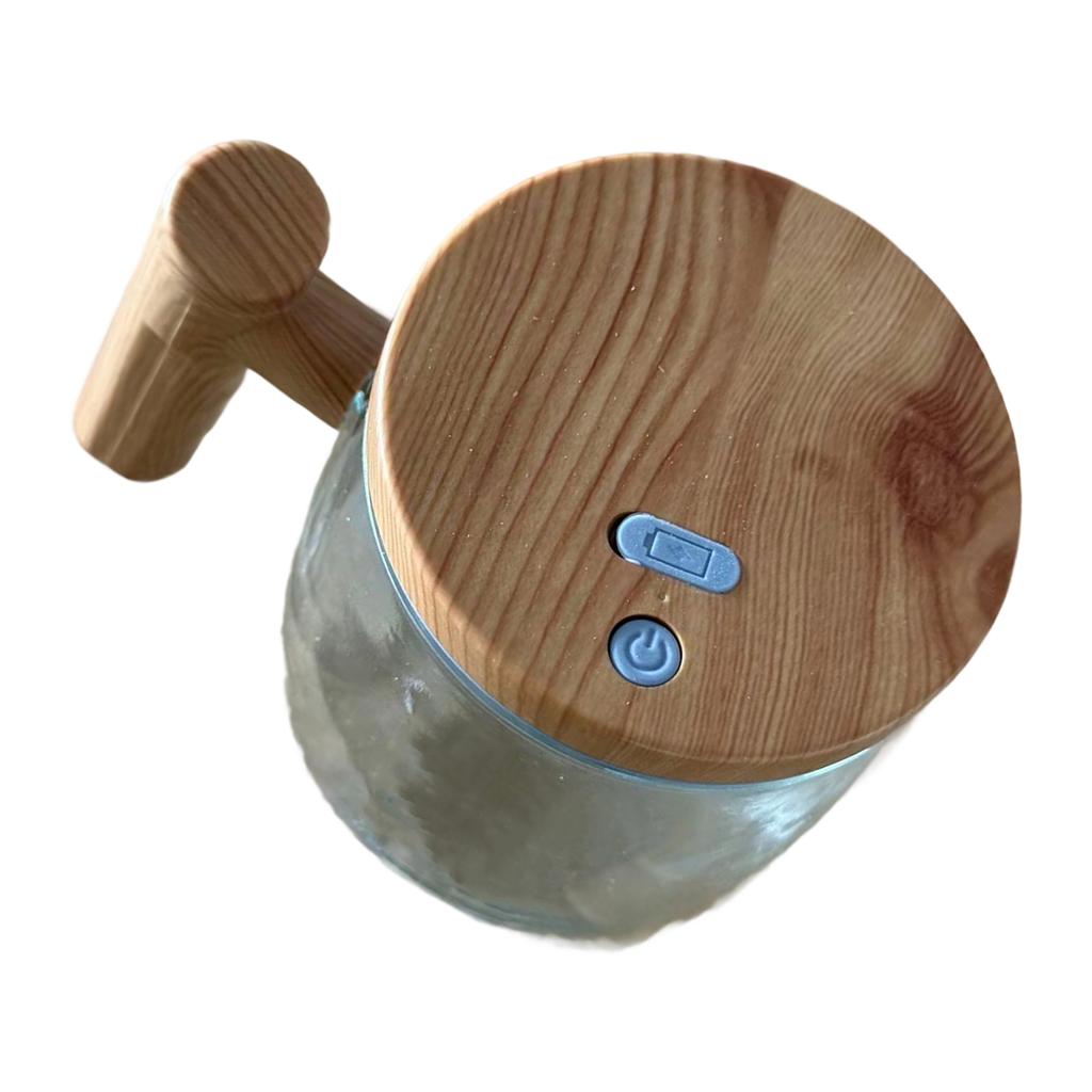 Electric Glass Coffee Mug Auto Stirring Portable USB Rechargeable Quiet Motor Beverage Mixer For Office Travel