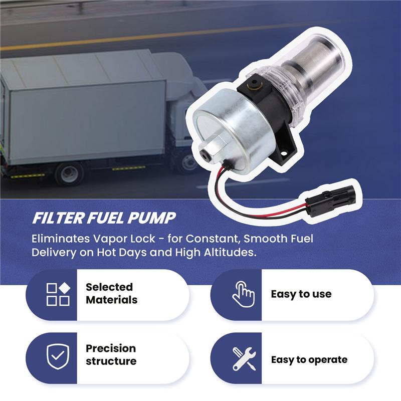 Precise Filter Fuel Pump For Thermo King MD/KD/RD/TS/URD/XDS/TD/LND Replace Carrier Fuel Pump 30-01108-03 300110803 417059 30-01