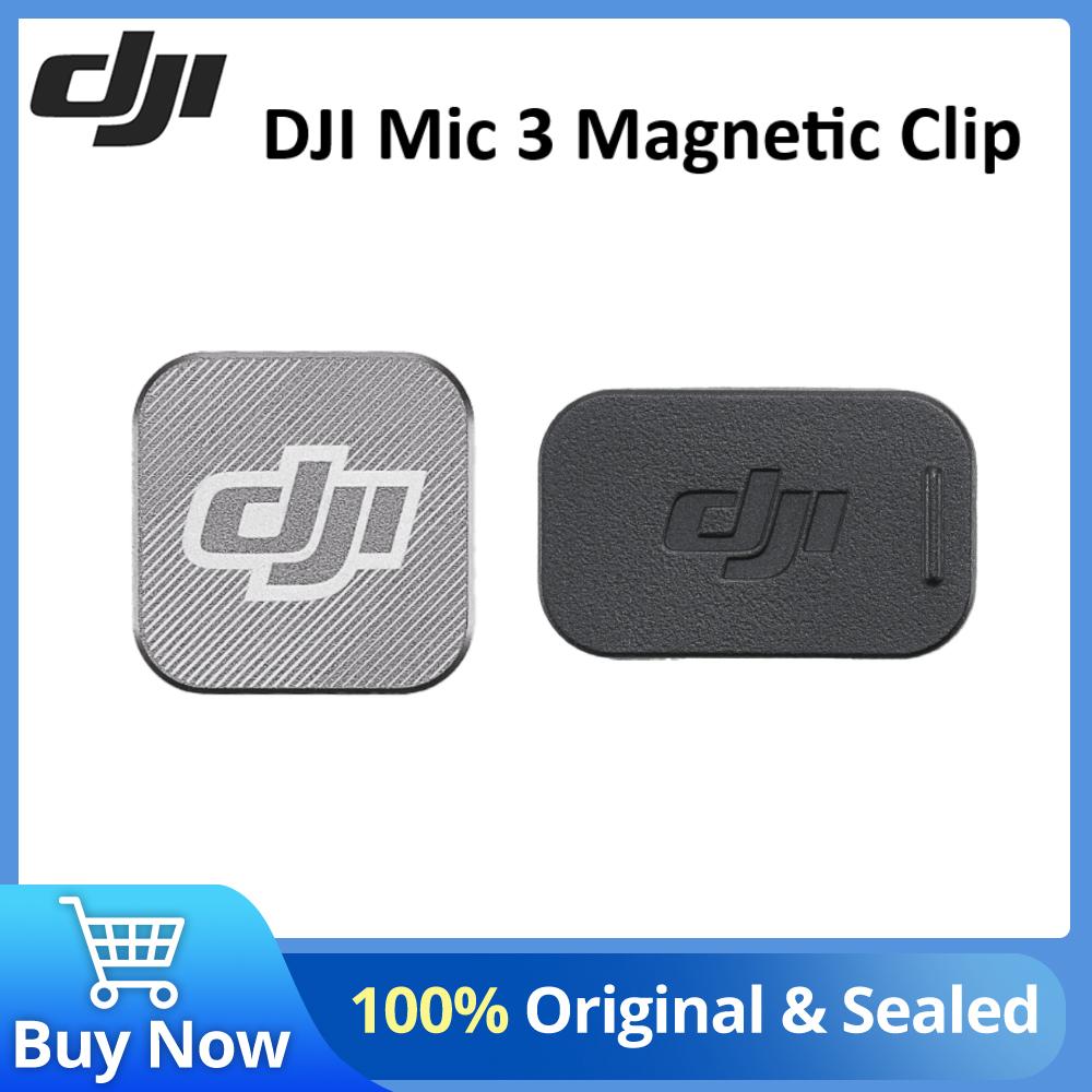 DJI Mic 3 Microphone Magnet, Magnetic Clip, and Clip Magnet, Genuine DJI Microphone Accessories