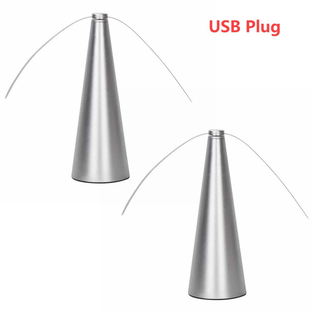 1/2PC Outdoor Fly Bug Repeller Kitchen Fly Repellent Fan Tabletop Electric USB/Battery Operated Food Protector Pest Control Tool