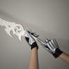 Gants Jouet Mécaniques Cos Gants de Chevalier, Fabriqués en Matériau PETG Imprimé en 3D, Possèdent la Haute Flexibilité des Gants Mecha