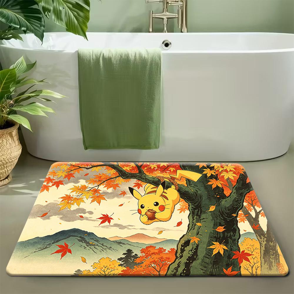 Dragon on Giant Sheep Starry Night Lightning Farm Non-Slip Doormat Soft Floor Mat 40x60cm