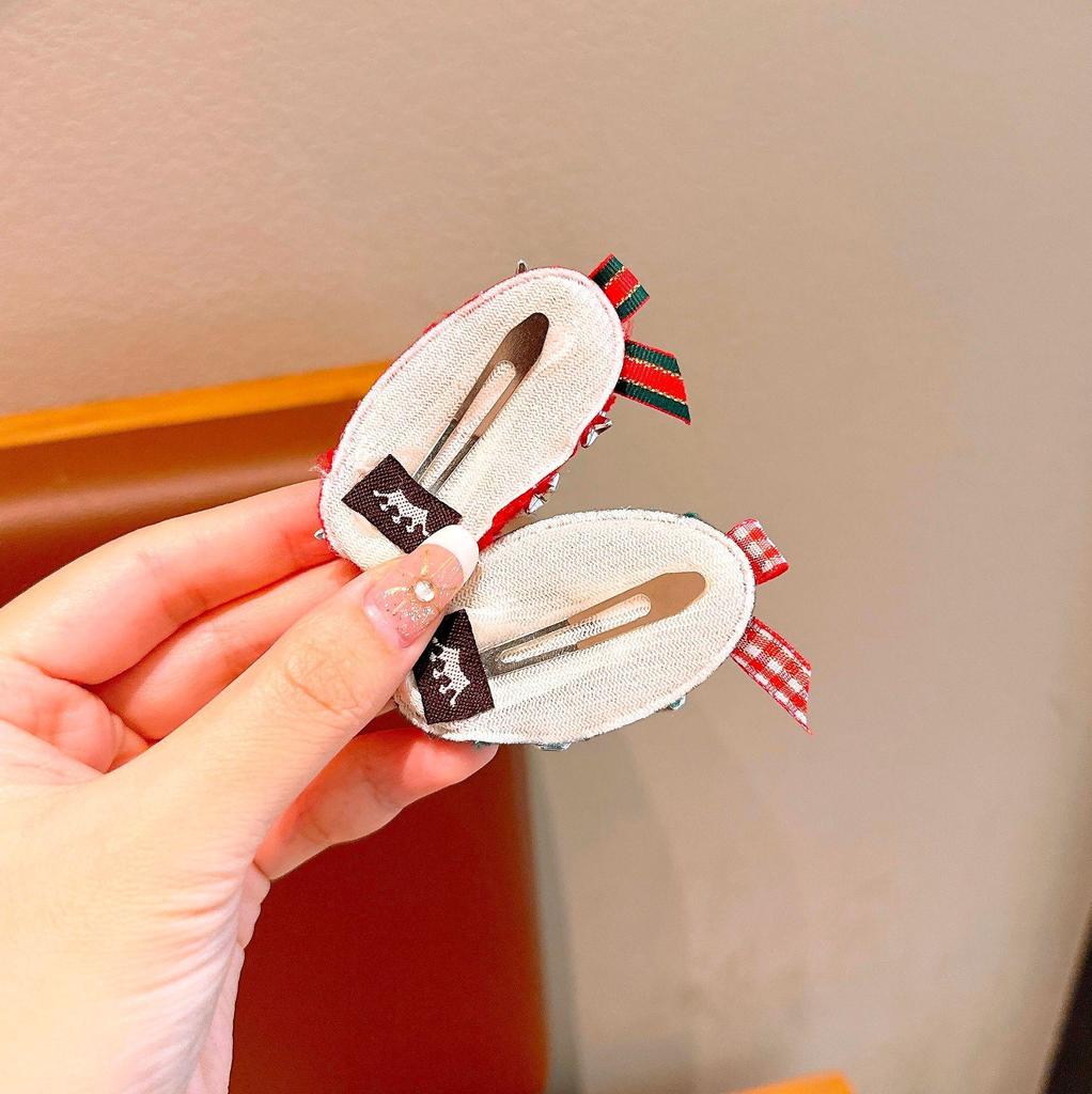 Versatile Santa Claus Hair Clips - Cute Christmas Hair Accessories for Women and Children