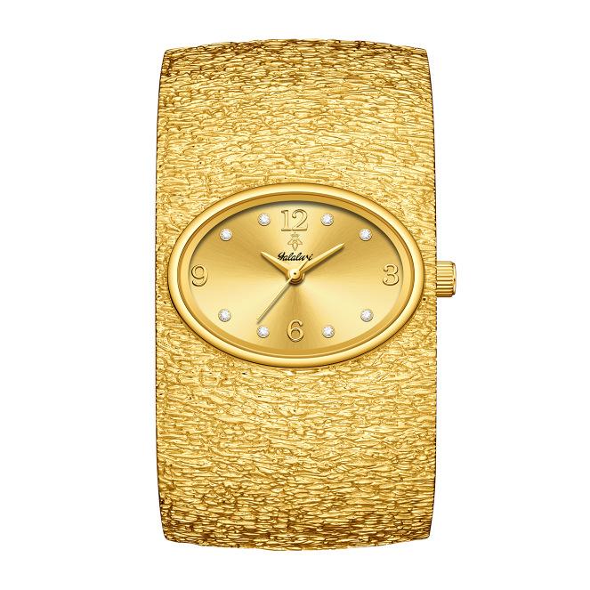 Bracelet Ladies Watch Oval Disc Luxury Gold Ladies Watch Temperament Quartz Ladies Watch Vintage Watch