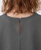 ROPE PICNIC Woven Fabric Combination Gray Women's Pullover, (07)