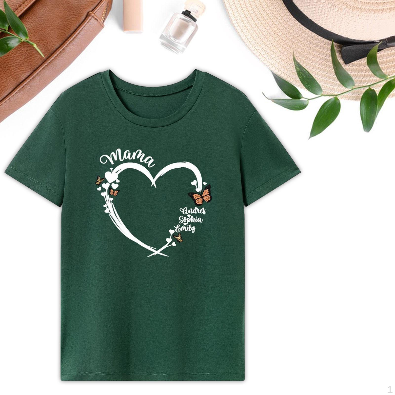 

Футболка «Мама», повседневный топ с короткими рукавами, женская летняя одежда, модная футболка с круглым вырезом и графическим принтом для мамы