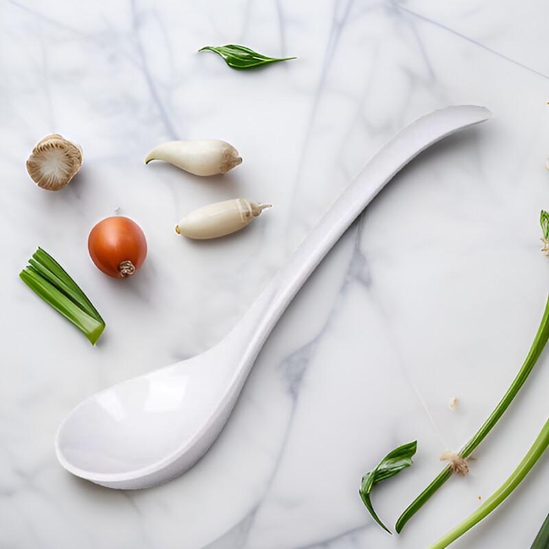 Melamine Long-Handled Soup Spoon