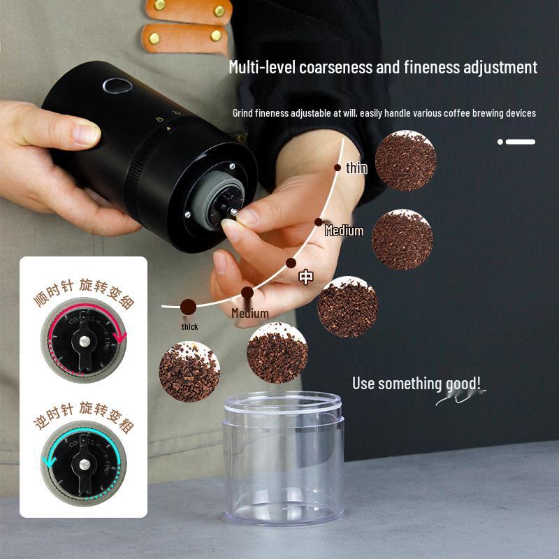 Tragbare elektrische Kaffeebohnenmühle mit USB-Aufladung