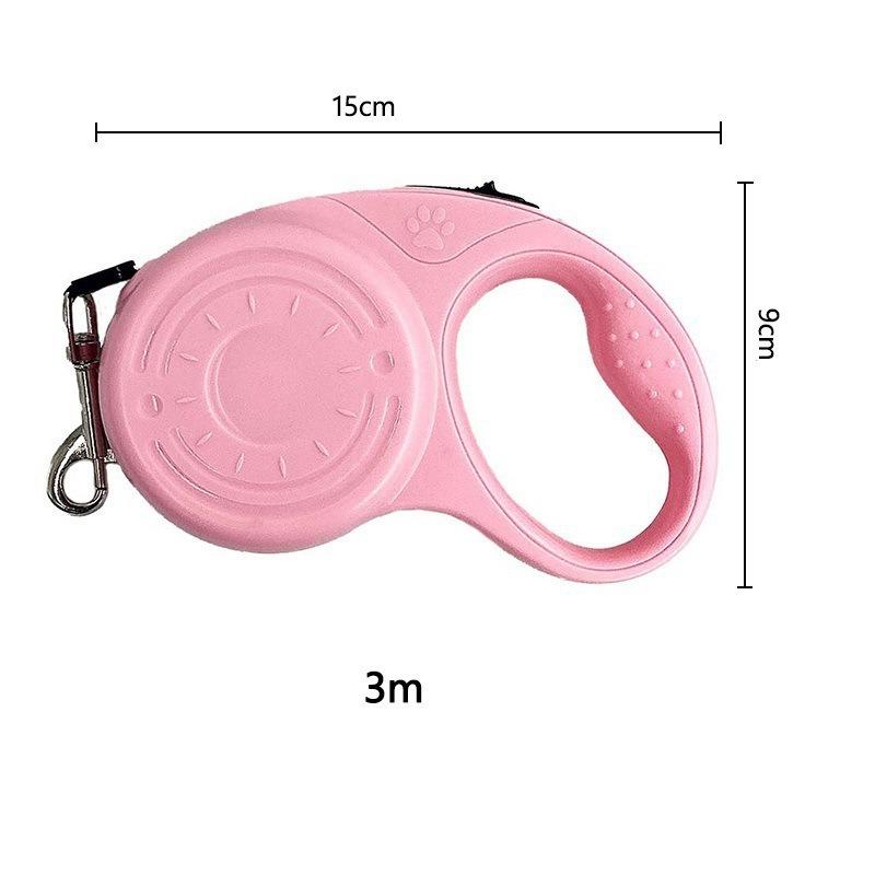 Dog Leash 5 Meters Retractable Leash Small Long Dog Hands Free Leash Double Strap for Dogs GXQ10