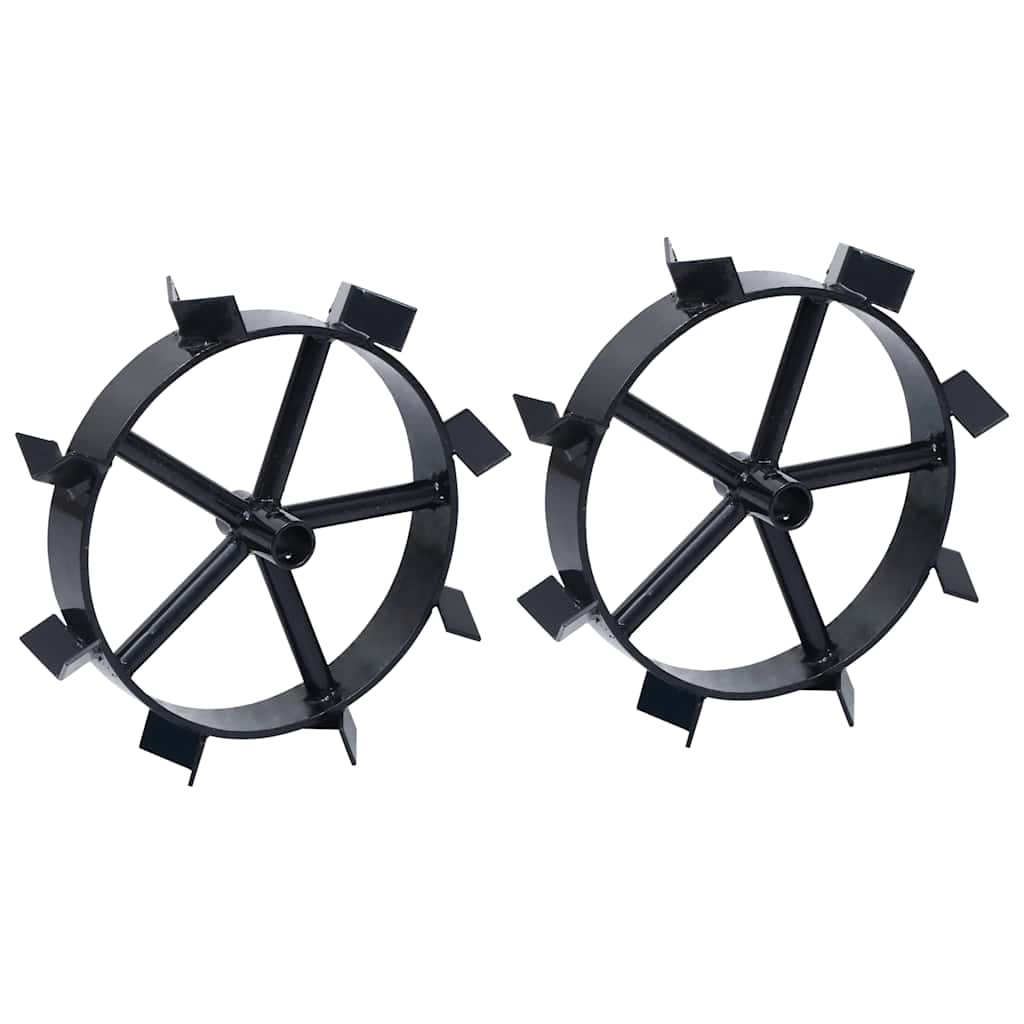 vidaXL Metallräder für 6,5 PS Benzin-Gartenfräse 2 Stk.