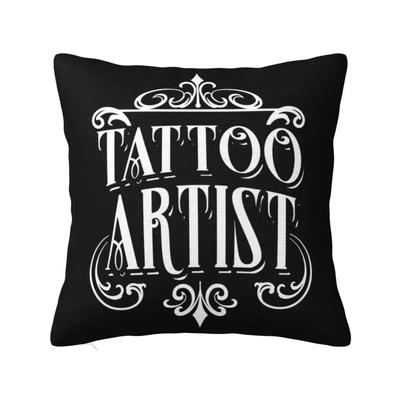 Tattoo Artist Art Job Ink Pillow Case 45x45cm for Sofa Modern Cushion Cover Car Pillowcase Pillow Covers Decorative