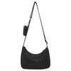 New MLB New York Yankees Nylon Shoulder Bag Shoulder Bag Crossbody Bag Unisex Black 3ACRB045N-50BKS