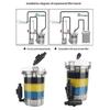 16mm Aquarium Filter Fish Tank Filter 3 Layer Sponge Filter External Pump Flow Valve Water Purifier Oxygen Filtration Device