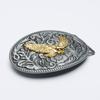 Mongolian Eagle Retro Zinc Alloy Belt Buckle | Antique Tin Finish | Knight Design