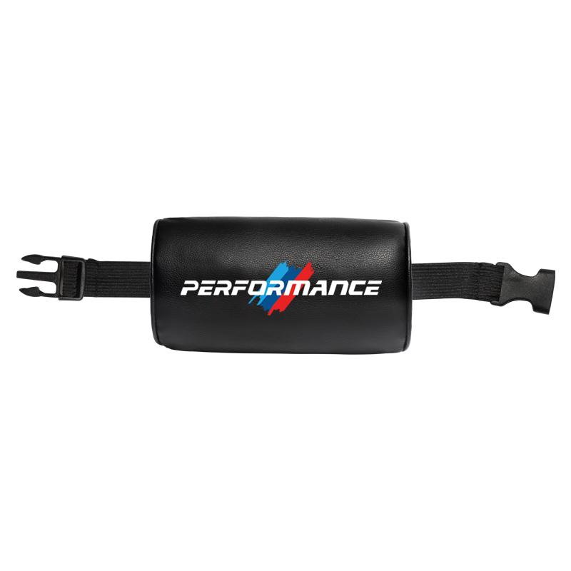 EKQ2   BMW Car Leather Headrest Pillowcase Seat Belt Shoulder Pad For BMW Performance F30 F10 E90 F20 E46 G30 Car Interior Accessories