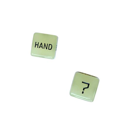 Yousheng 1 Pair Luminous Funny Dice Set Exciting Relief Effect Wear-resistant Anti-break Sex Dices Game for Couples
