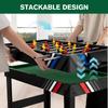 4-In-1 Multi Game Table Billiards Table/Foosball Table/Hockey Table/Ping Pong Table Wear Resist Convert Table for Home Game Room