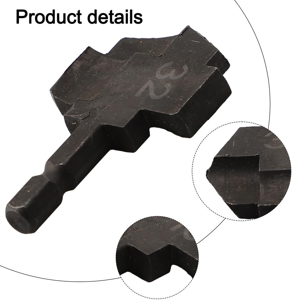 For Water Pipe Expansion Punch Water Pipe Connection Tool PPR Lifting Stepped Drill Bit 20 25 32mm 6.35mm Hexagonal Handle