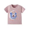 Camiseta Infantil Equipe Foguete Meninos e Meninas Camiseta de Verão para Meninas Roupa de Bebê Camiseta Infantil Top