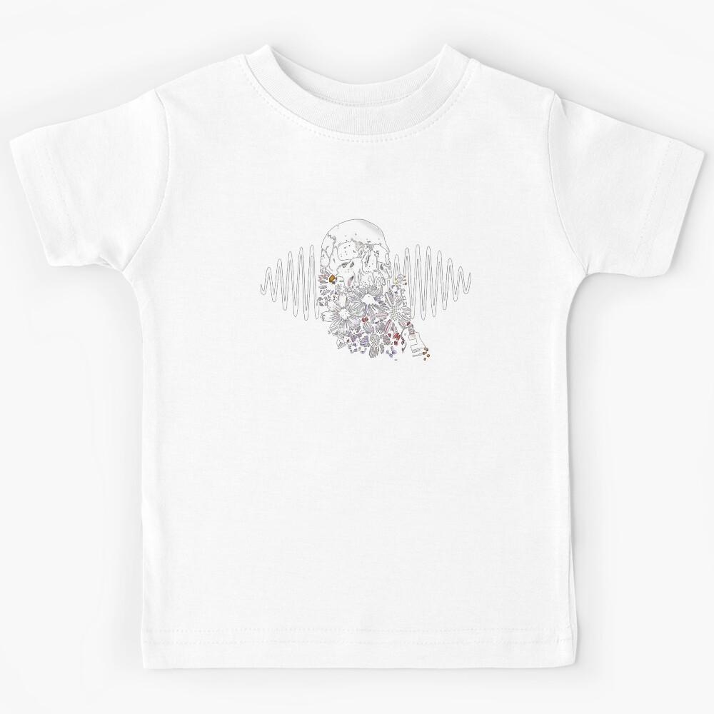Flower Skull Kids T-Shirt 120