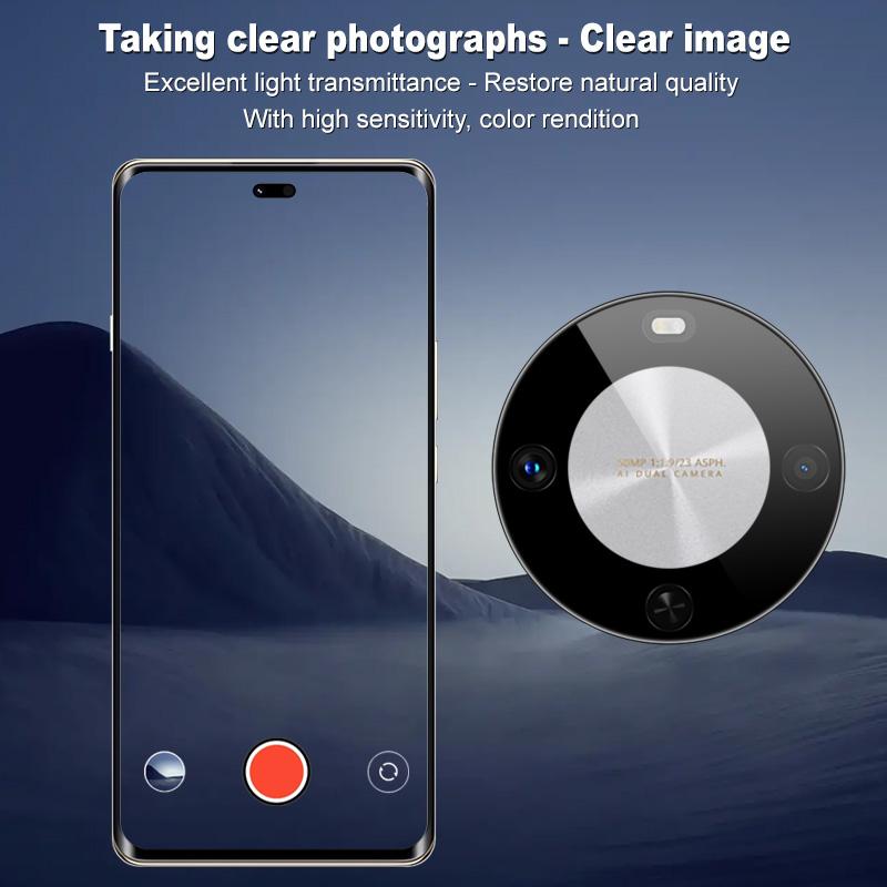 For Huawei Enjoy 70X Glass IMAK Black Version High Definition Glass Lens Film Self-positioning Version