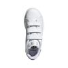 Adidas Originals Stan Smith Low top Kids' Skateboarding Shoes White Silver Children Aged 3 7 Years Old EE8484
