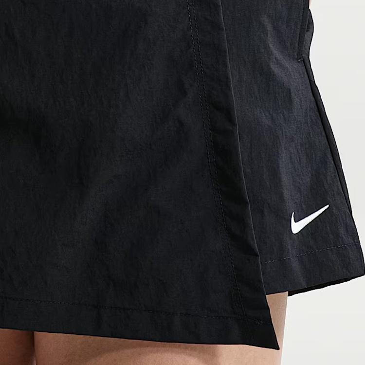 (WMNS) Nike Sportswear Mid-Rise Skort 'Black' Women's IR1649-010