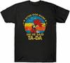 After God Made Me He Said Ta-da Funny Chicken Vintage Men's T Shirtleeve Tee Black