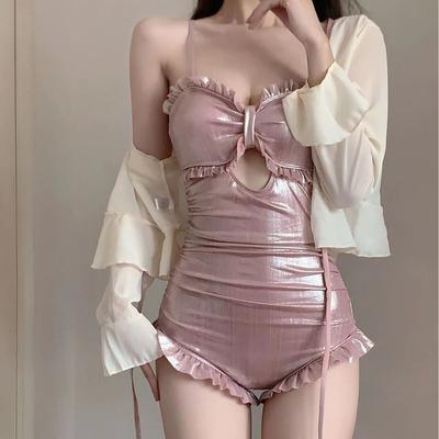 Swimming Suit, Women's Jumpsuit, Triangular Top, Two-piece Set, Bikini, Sexy and Slimming, Covering the Belly