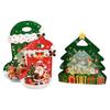 10Pcs Christmas Gift Bags Candy Biscuit Cookies Chocolate Packaging Bag Birthday Party Christmas Decoration Pouches Supplies