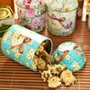 Small Cylinder Tea Food Storage Toothpick Caddy Tin Canister Boxes