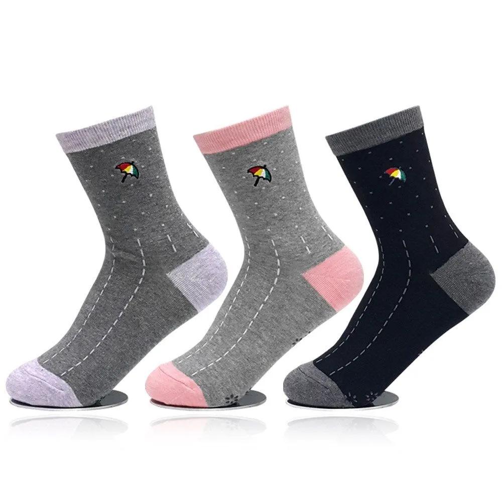 Arnold Palmer Non-slip Women's Cotton Socks Mid-calf 3 Pairs AP6507