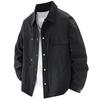 Lapel Plus-size Long-sleeved Men's Shirt Loose Casual Men's Shirt Jacket