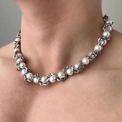 1 Collier pour homme à la mode, Collier chaîne cubaine enveloppé style hip-hop industrie lourde, Design serpent de niche, Bijou assorti pour soirée festival de musique