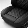 All Season Quilted PU Leather Car Seat Covers Full Set Waterproof Fulls Coverage Universal Fit for All Cars SUV Truck Van Luxury