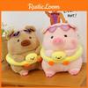 Cartoon Plush Toy Pig With Swimming Ring Cute Animal Soft Doll Gift For Kids