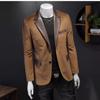 Men Spring Single Breasted Splicing Vintage Coats Youth Autumn Design Suits and Blazers