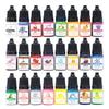 Essenza Colore Resina Epossidica ad Alta Concentrazione Seconda Generazione, 24 Colori, 5ml per Artigianato in Cristallo Fai-da-te