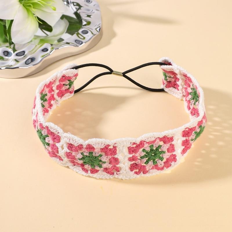 Stylish Heartedly Designed Knitted Flower Headband for Hawaii Beach Travels