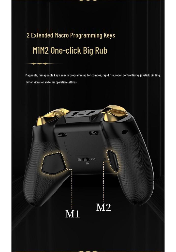 Black Goku Wireless Game Controller for iOS/Android/Switch/PC - Z03DP Hall Effect Joystick
