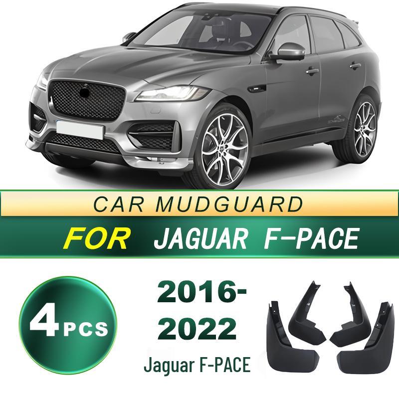 

Jaguar F-PACE (2016-2022) Soft Rubber Tire Mud Flaps - No Drilling Needed