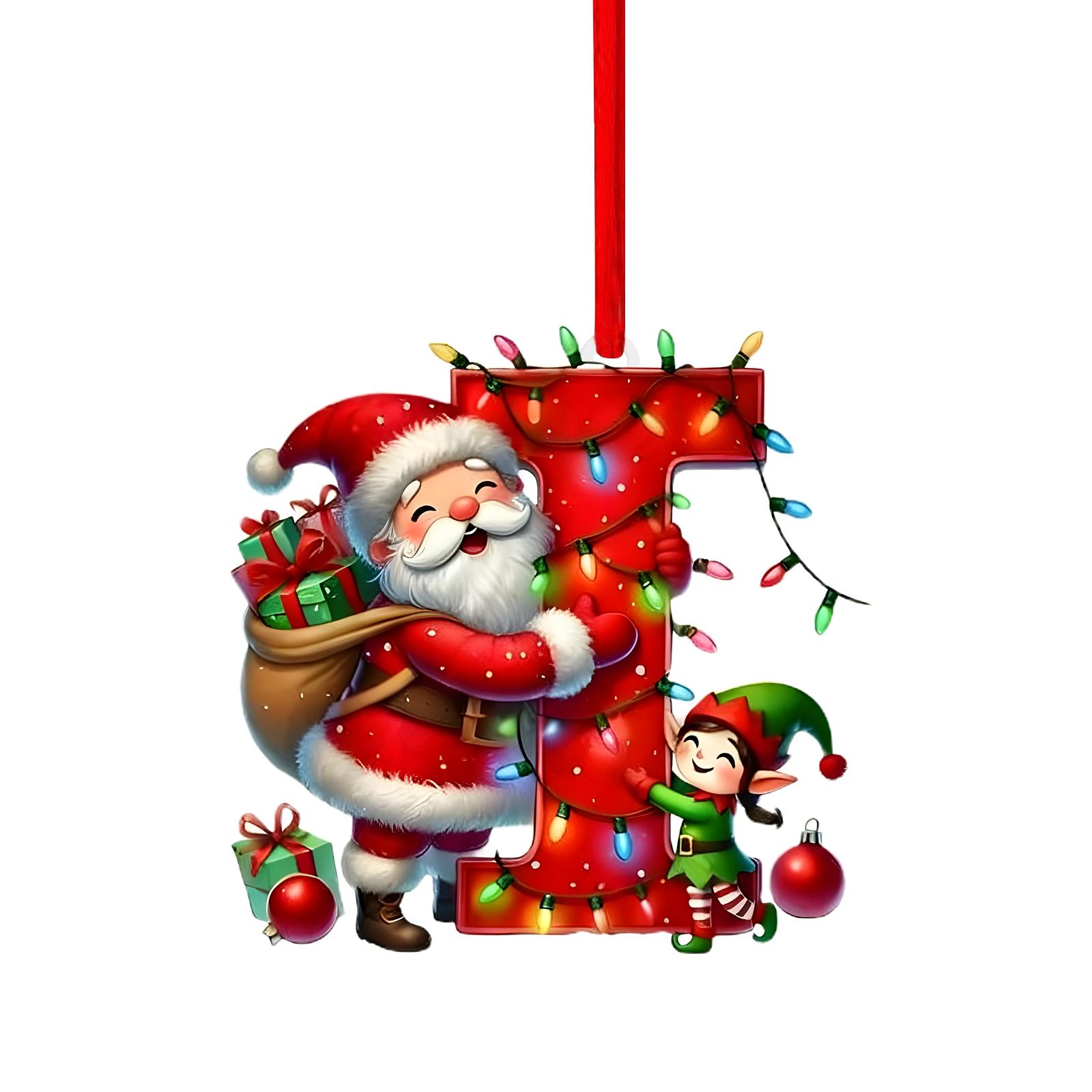 

26 букв,Рождество,Украшения,Акрил,1 One Size