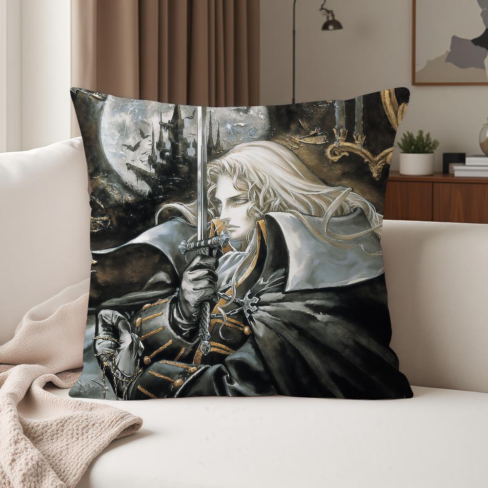 CCastlevania Symphony Of Night Game Alucar Pillow Case Suitable For Bedrooms Living Rooms Cars Home Decoration