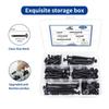 155pcs/box High-Quality Material Hex Head Wood Screws Self-Tapping Screws  Construction Projects