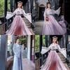 Hanfu Cosplay Kleid mit Polyesterstoff für Damen und Herren, geeignet für Kostümveranstaltungen