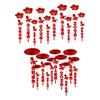 10Pcs Chinese New Year Ceiling Decoration 2026 Party Supplies Spring Festival Decor Hanging Ornament Traditional for Home Window