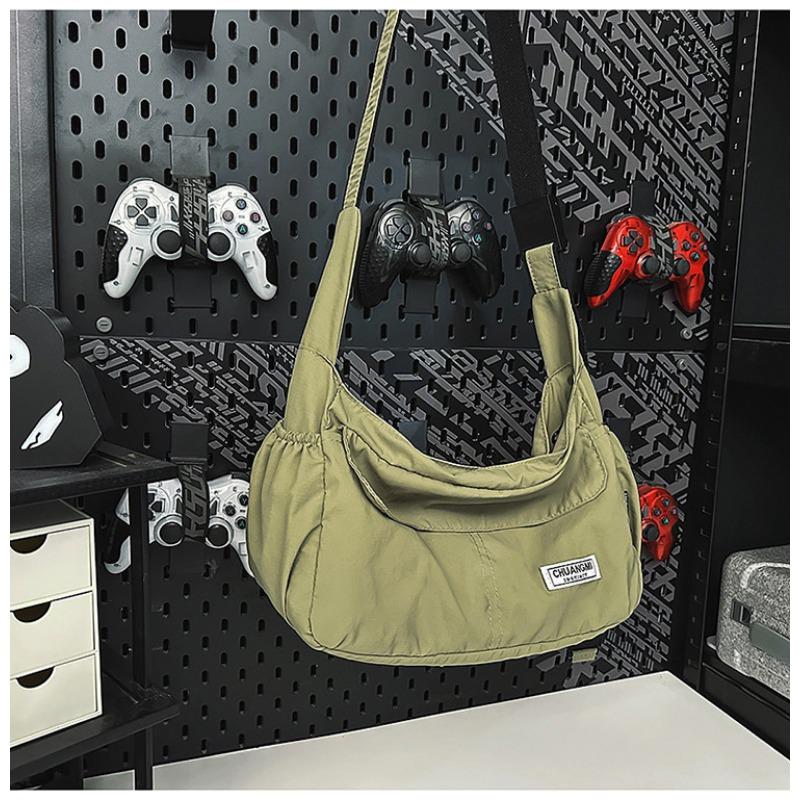 Shoulder Bag Trendy Brand Messenger Bag Tooling Style New Casual Simple Women's Bag Large Capacity Personalized Mailman Bag Tide