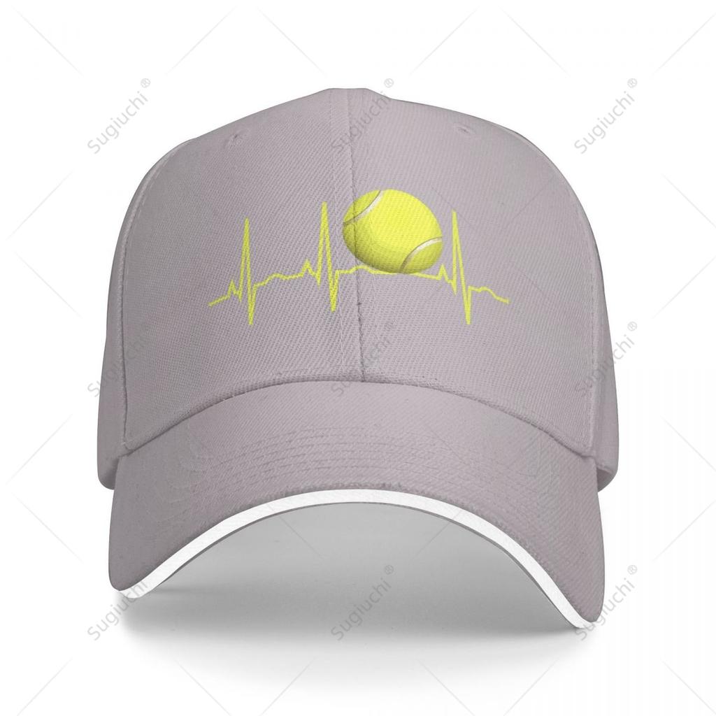 Multifunction Tennis Heartbeat Tennis For Players Coaches Sandwich Baseball Cap Unisex Sports Casual Caps Golf Hat Fishing