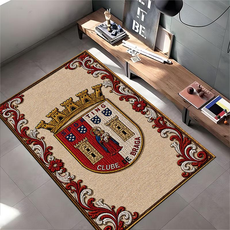 Sporting Clube De Braga Logo Suitable As a Non-slip Mat for the Living Room or Bedroom Sofa