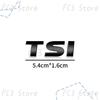 New 3D ABS Plastic Car Styling TSI Logo Emblem Rear Bumper Trunk Badge Sticker For VW Volkswagen Golf 4 5 6 MK6 MK7 Jetta Passat GJ4